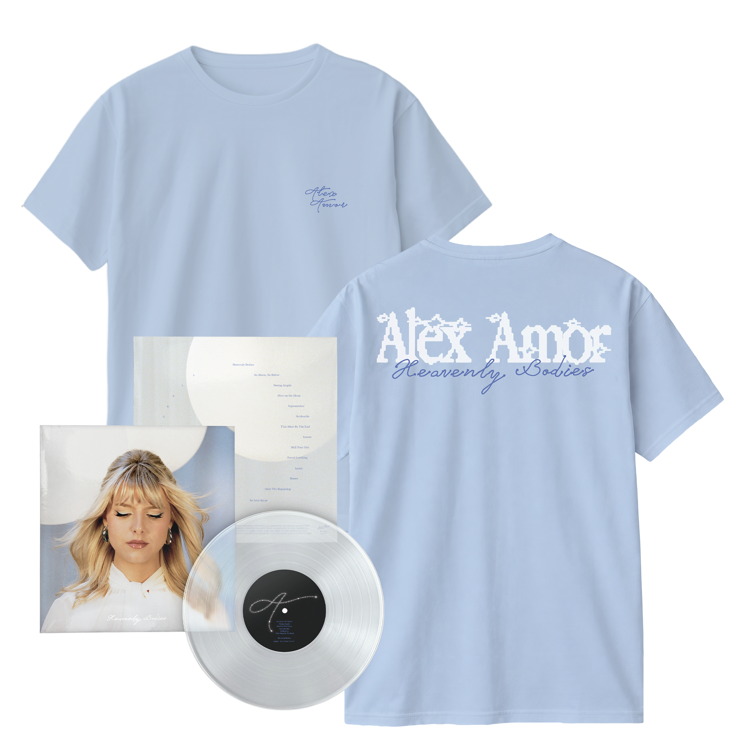Heavenly Bodies Light Blue Tee Bundle