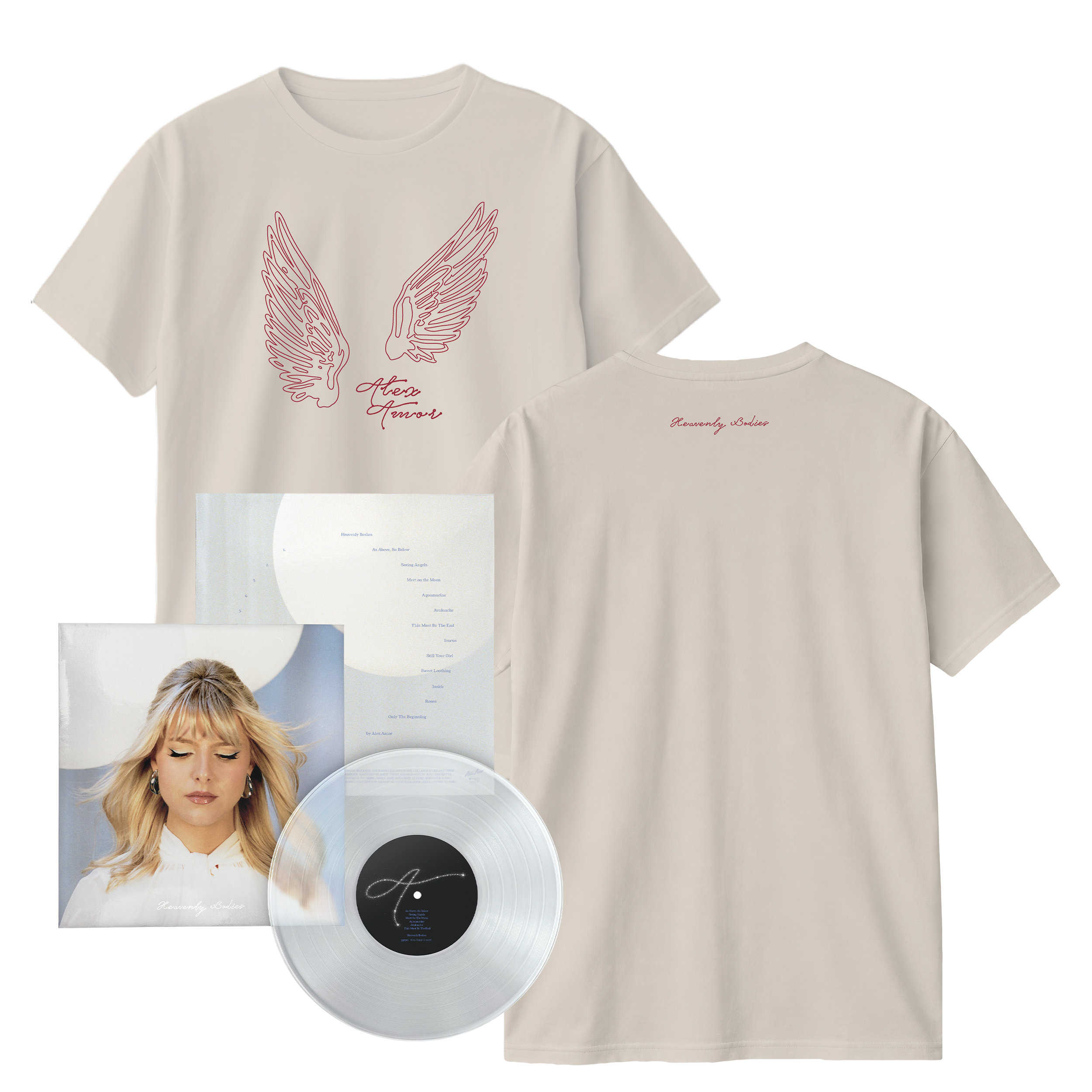 Heavenly Bodies Natural Tee Bundle
